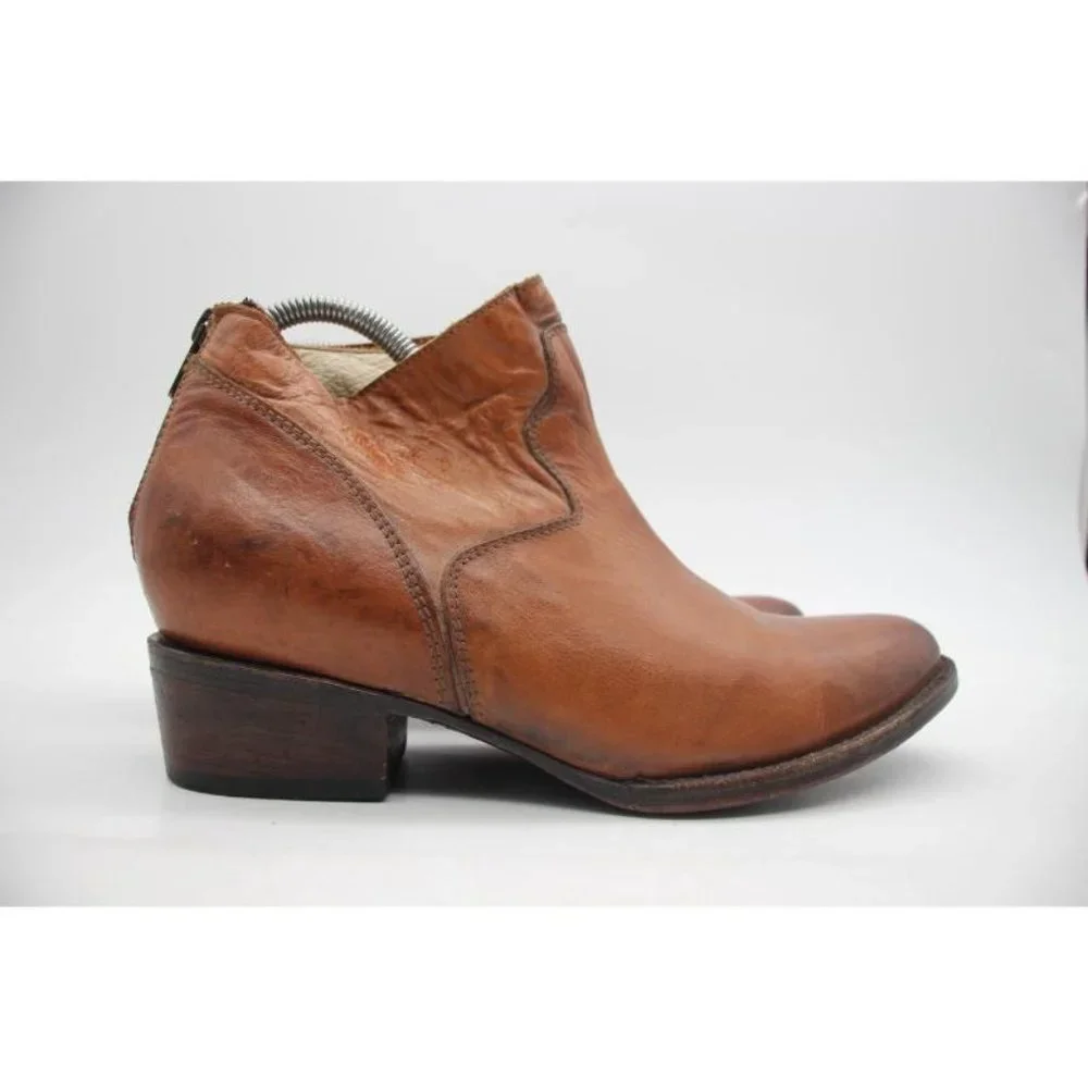 Freebird by Steven Phlow Boots Women's Size 9 M Leather Ankle Western Strap